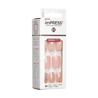 KISS ImPRESS Press-On - Just a Dream - Fake Nails, 30 Count, Short