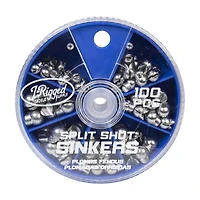 J-Rigged Tackle Supply Removable Split Shot Sinker Assortment