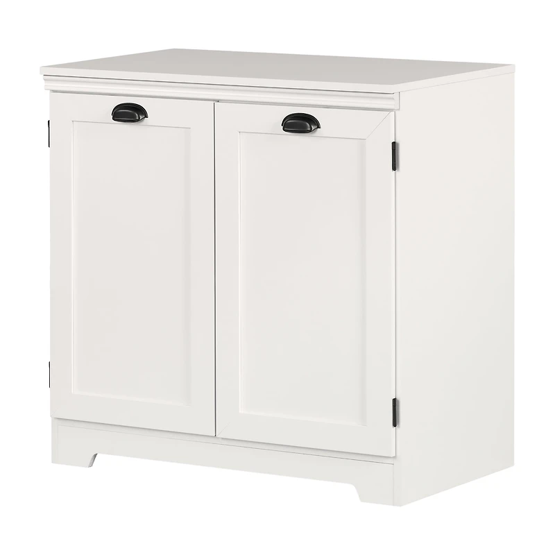South Shore Prairie 2-Door Storage Cabinet, in Pure White