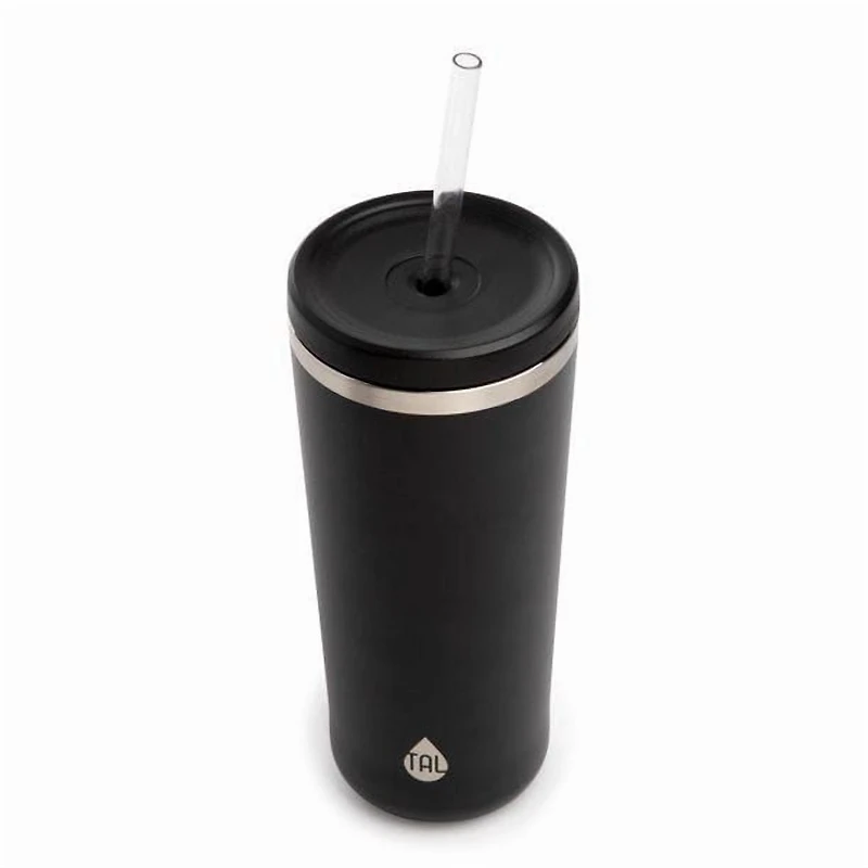 TAL Stainless Steel Tumbler 24 fl oz, Black, Water Bottle