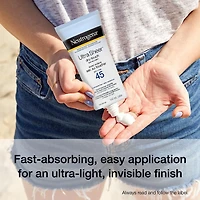 Écran solaire Neutrogena Ultra Sheer Sec au toucher FPS 45 147ml