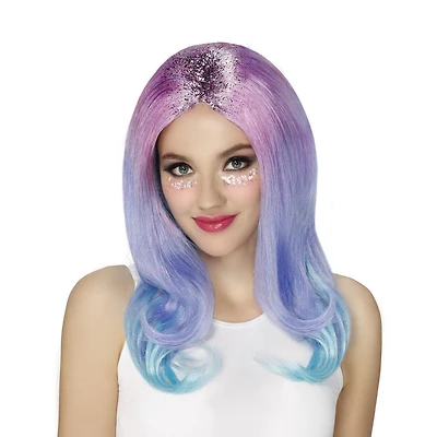 Way to Celebrate Mermaid Glitter Wig