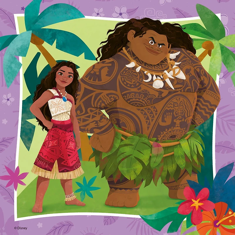 Ravensburger Disney Moana 2 Off to new Adventures 3x49-Piece Jigsaw Puzzle