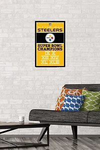 NFL Pittsburgh Steelers - Champions 13 Wall Poster