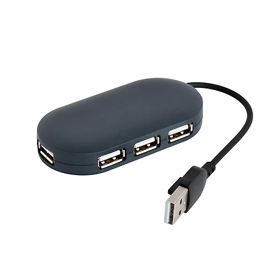 blackweb 4-Port USB 2.0 Hub (BWA22HO005C-Grey)
