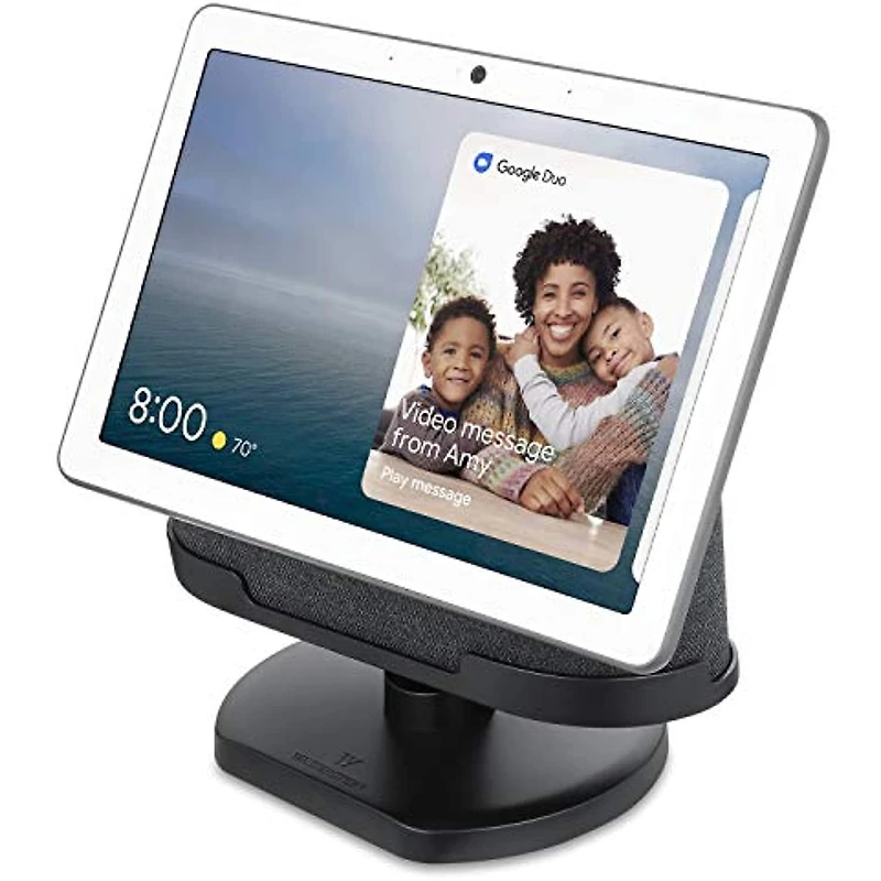 Support réglable Wasserstein pour Google Nest Hub Max - Conçu pour Google Nest (Charbon)