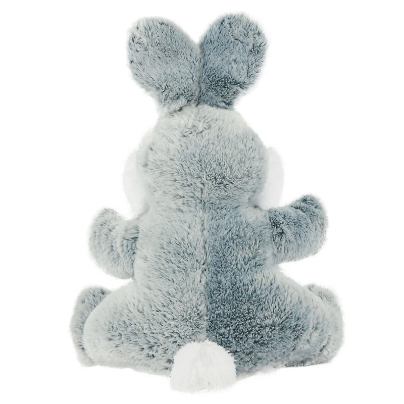 Façon de célébrer Pâques Joues potelées en peluche lapin, gris