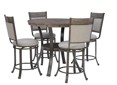 Trager 5-Piece Counter Set, Pewter