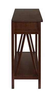 Edgewood Antique Tobacco Console Table