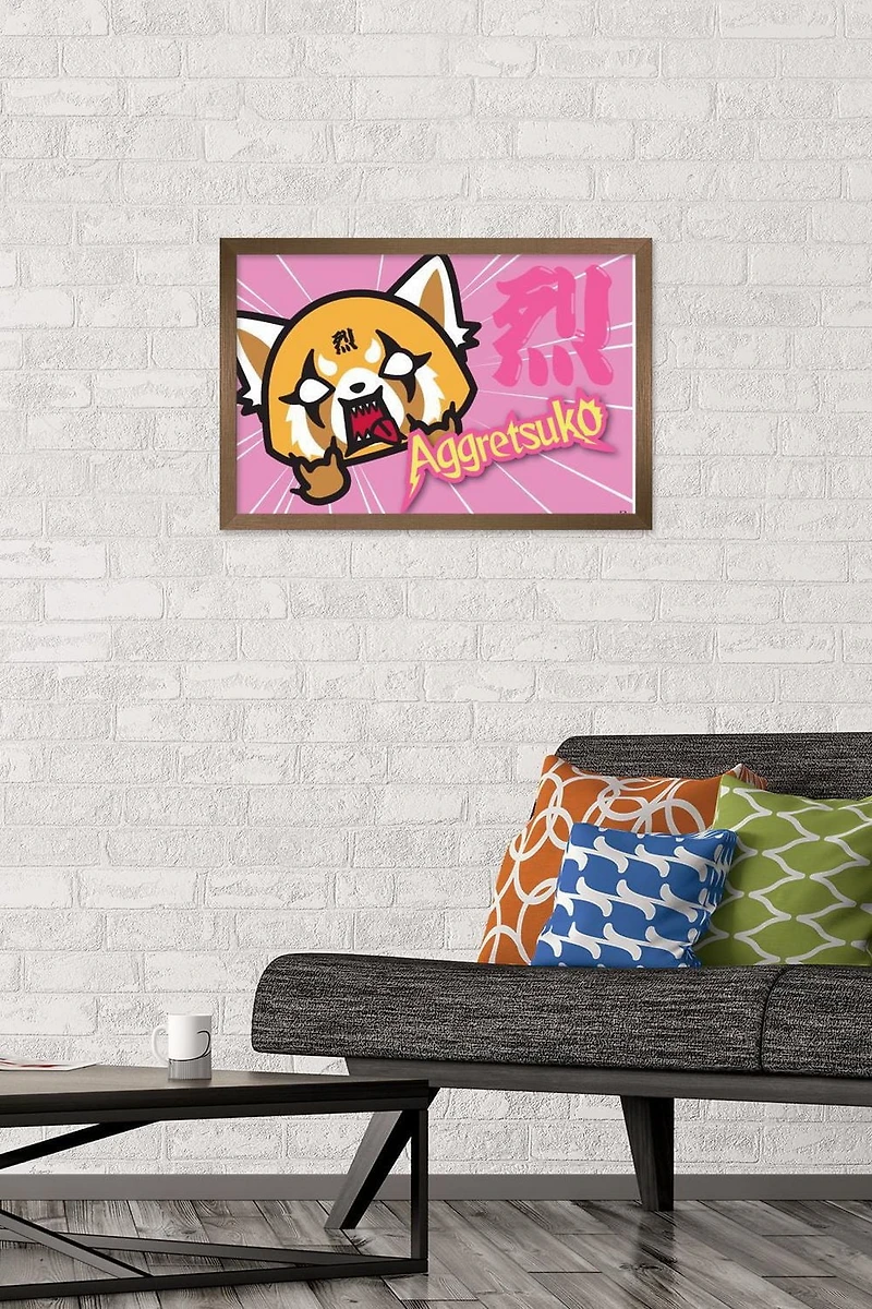 Aggretsuko - Horns Wall Poster, 14.725" x 22.375"