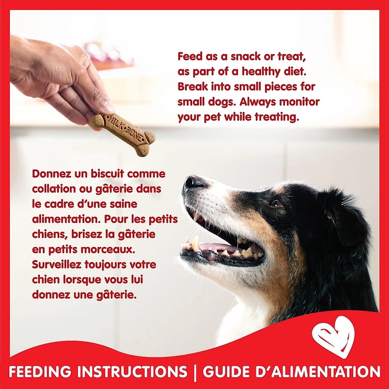 Milk-Bone Crunchy Dog Treats, Milk & Peanut Butter Flavour