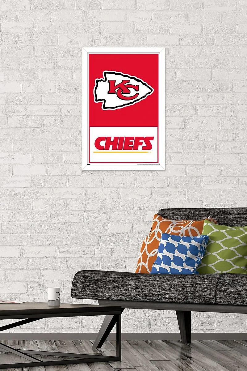 NFL Kansas City Chiefs - Logo 21 Wall Poster, 22.375" x 34"