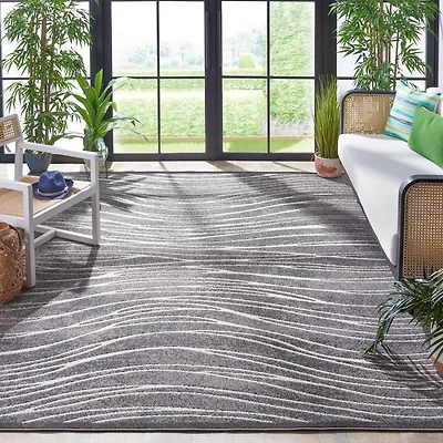 SAFAVIEH Cottage Tayler Geometric Indoor/Outdoor Area Rug