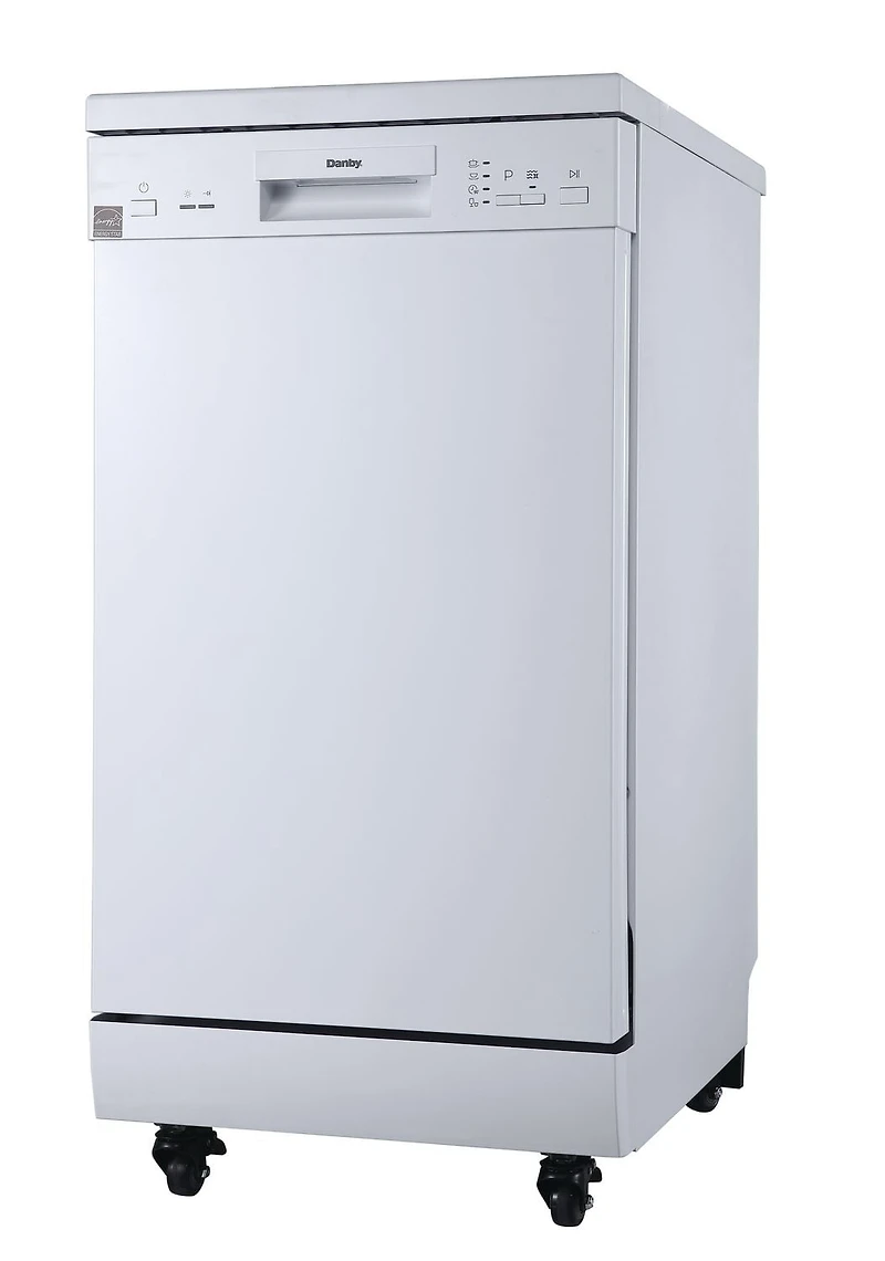 Danby DDW1805EWP 18" Wide Portable Dishwasher in White