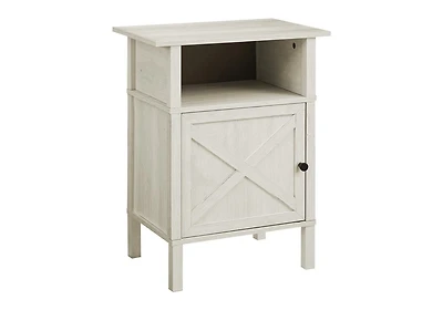 Monarch Specialties Accent Table, Side Table, End, Living Room, Small, Storage, Dark Bronze Laminate, Transitional