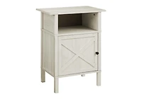 Monarch Specialties Accent Table, Side Table, End, Living Room, Small, Storage, Dark Bronze Laminate, Transitional