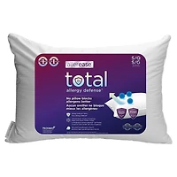 Allerease Total Allergy Defense Antimicrobial Bed Pillow, Standard/Queen