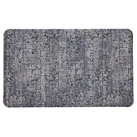 Mohawk Home - Tapis de cuisine gris de 45,7 cm × 76,2 cm (1 pi 6 po × 2 pi 6 po) Salten