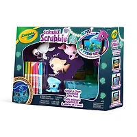 Ensemble Lagune luisante et animaux marins Sribble Scrubbie Crayola