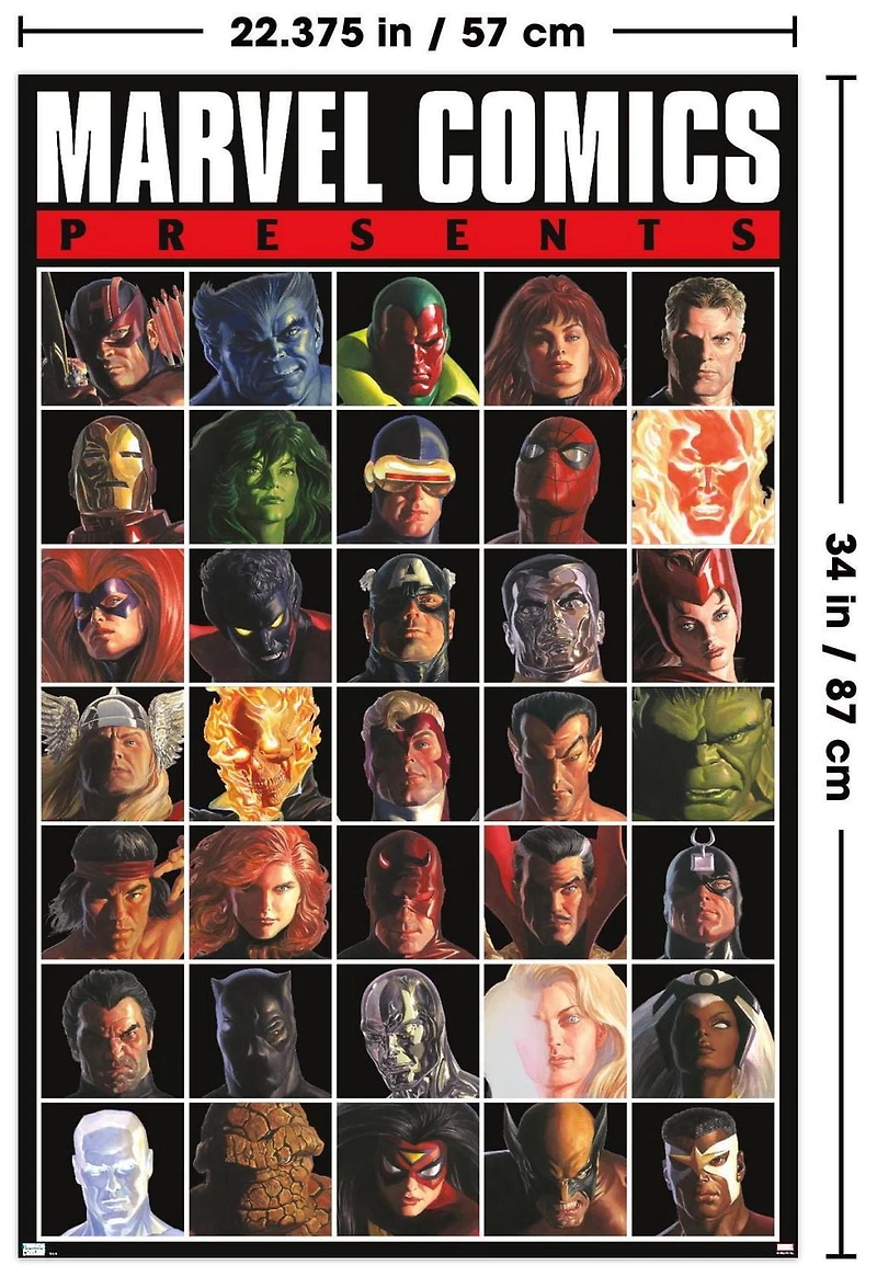 Marvel Comics Presents Grid Wall Poster, 22.375" x 34"