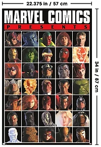 Marvel Comics Presents Grid Wall Poster, 22.375" x 34"