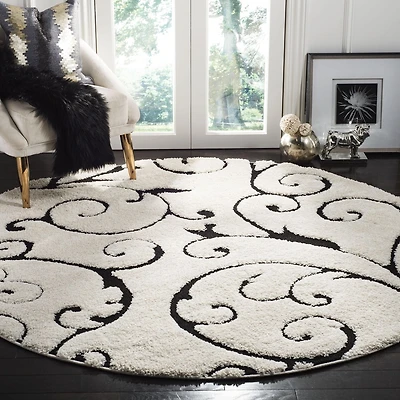 SAFAVIEH Florida Douglas Floral Vines Shag Area Rug