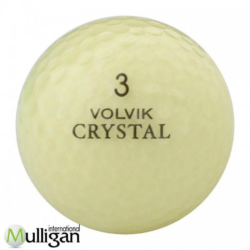 Mulligan - 12 Volvik Crystal 1st Generation 5A/4A Recycled Used Golf Balls, Mix