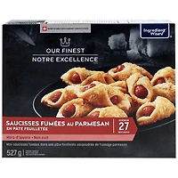 Saucisses fumées au parmesan en pâte feuilletée Notre Excellence 527 g