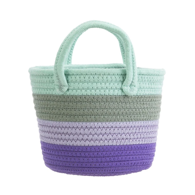 Way To Celebrate Rope Basket Blue