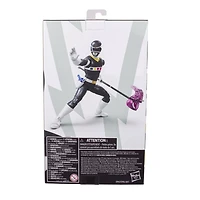 Power Rangers Lightning Collection In Space Black Ranger 6-Inch Premium Collectible Action Figure Toy with Accessories