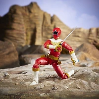 Power Rangers Lightning Collection Zeo, figurine de collection haut de gamme de 15 cm du Ranger rouge, avec accessoires