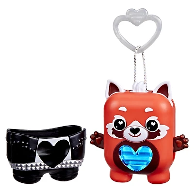 Hasbro Nano-mals Pamanda le panda roux, compagnon électronique