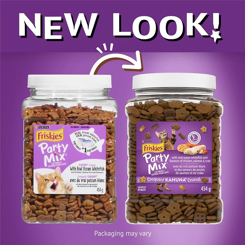 Friskies Party Mix Kahuna Crunch, Cat Treats 170g, 170 g