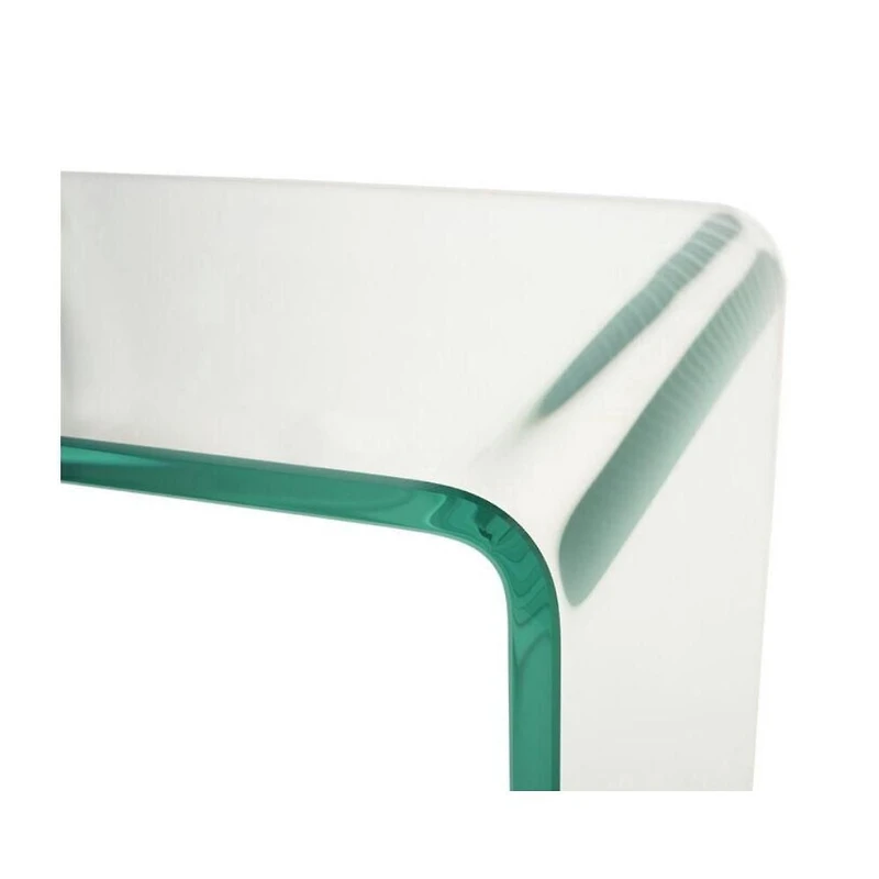 Table console en verre