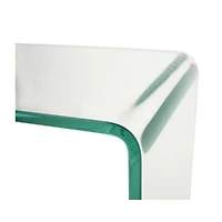 Table console en verre