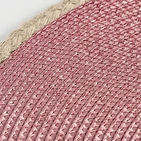 Hometrends Woven Placemat with Jute Edge Assorted Colour, 1pc