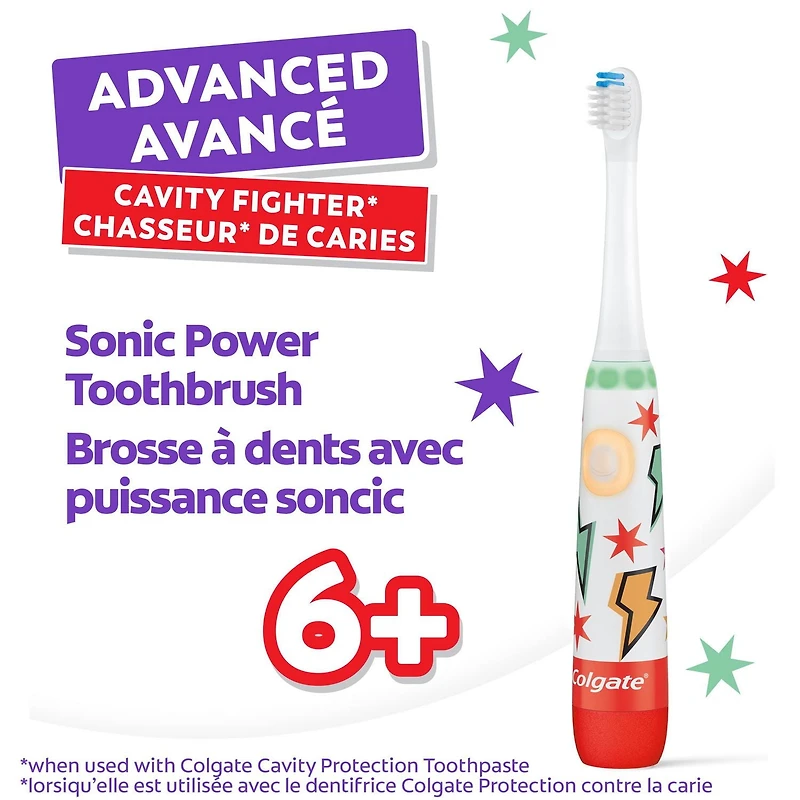 Colgate Advanced Cavity Fighter Kids Battery Toothbrush, Cavity Fighter Kids
