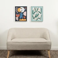 hometrends Serenna Rudbeckia Canvas Framed Art