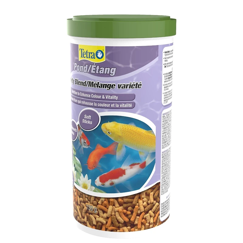 TetraPond nourriture pour poissons d’étang pour poissons rouges et koïs 150g
