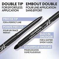 COVERGIRL Perfect Point Plus Ink Gel traceur pour les yeux, hautement pigmenté, longue tenue, formule végétalienne Vitamine E et au céramide