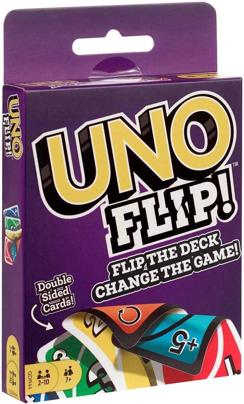 UNO Flip! Double Sided Card Game, 2-10 players