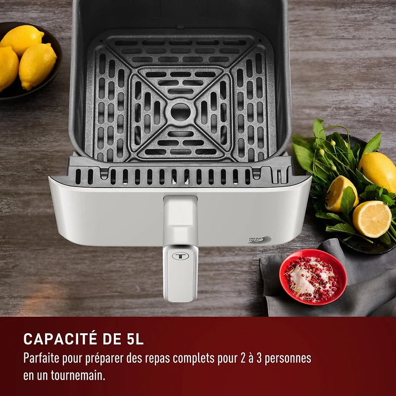 T-fal Infrared Air Fryer, 7-in-1, 5L/5.3QT, Infra-heat™ Technology, No-Preheating, Faster, Juicier, Crispier, Oat