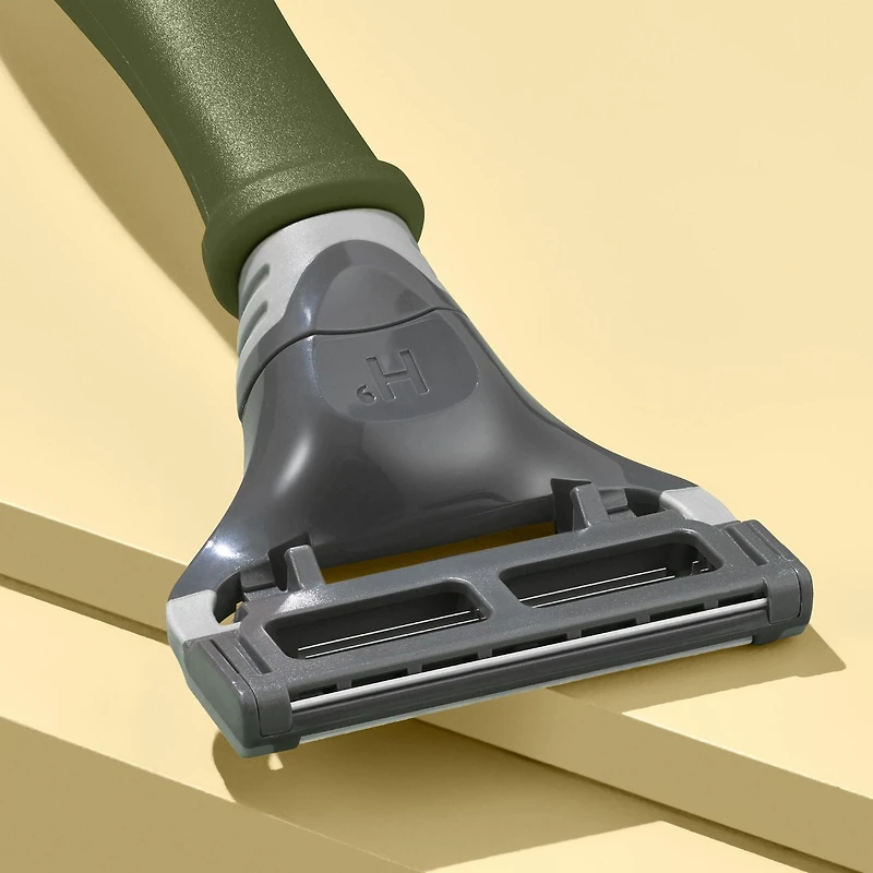 Harry’s Men’s 5 Blade Razor with Cartridges - Forest Green
