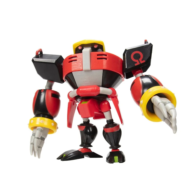 Figurine de 4 pouces Sonic – E-123 Omega avec Émeraude de chaos jaune