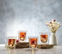 Verres Isothermes à Double Paroi Javaah - 2 oz - Ensemble de 4