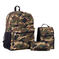 Ensemble sac à dos "Jour d'École Complet" de Jetstream 4mcx, Camo marron