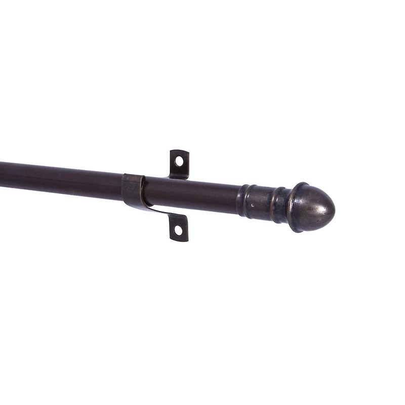 Mainstays Cafe Rod 48-84" Oil Rubbed Bronze, 7/16 in. Diameter, Bronze