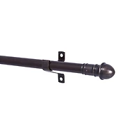 Mainstays Cafe Rod 48-84" Oil Rubbed Bronze, 7/16 in. Diameter, Bronze