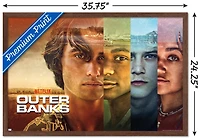 Netflix Outer Banks - Faces Wall Poster, 22.375" x 34" Framed