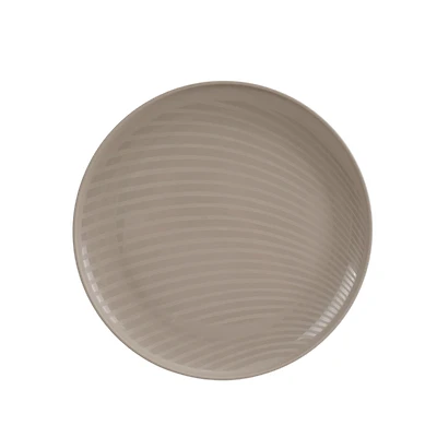 Mainstays Washed Stone Polypropylene Round Plate 1pc